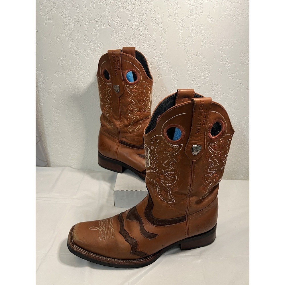 Wild West Boots Ranch Toe 727071  Mens 11.5EE Extra Wide Western‎ Cowboy Rodeo